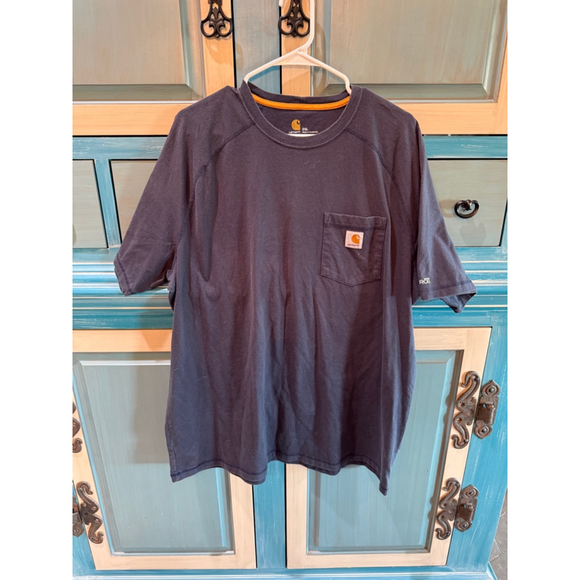 Carhartt Other - Men's Carhartt Navy Force Relaxed Fit Pocket Tee XXL
